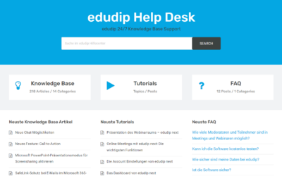 edudip Help Desk – Unser neues Hilfecenter