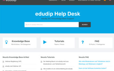 edudip Help Desk – Unser neues Hilfecenter
